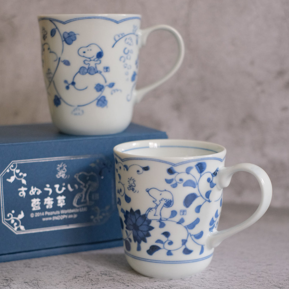 Peanuts Japan Snoopy Arabesque Pair Mug Set – Object of Living
