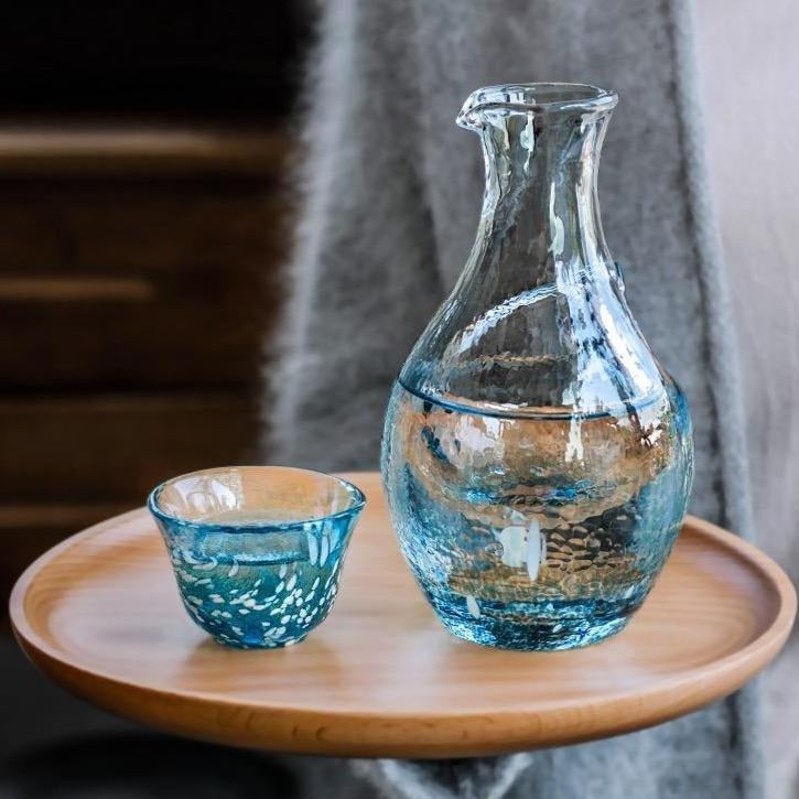 Toyo Sasaki Glass Sake Set - Starry Sea – Object of Living