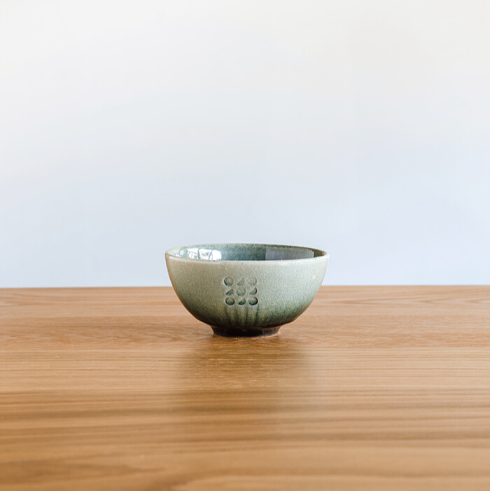 Set of 3 Shigaraki Ware Sun & Moon Ombre Bowl