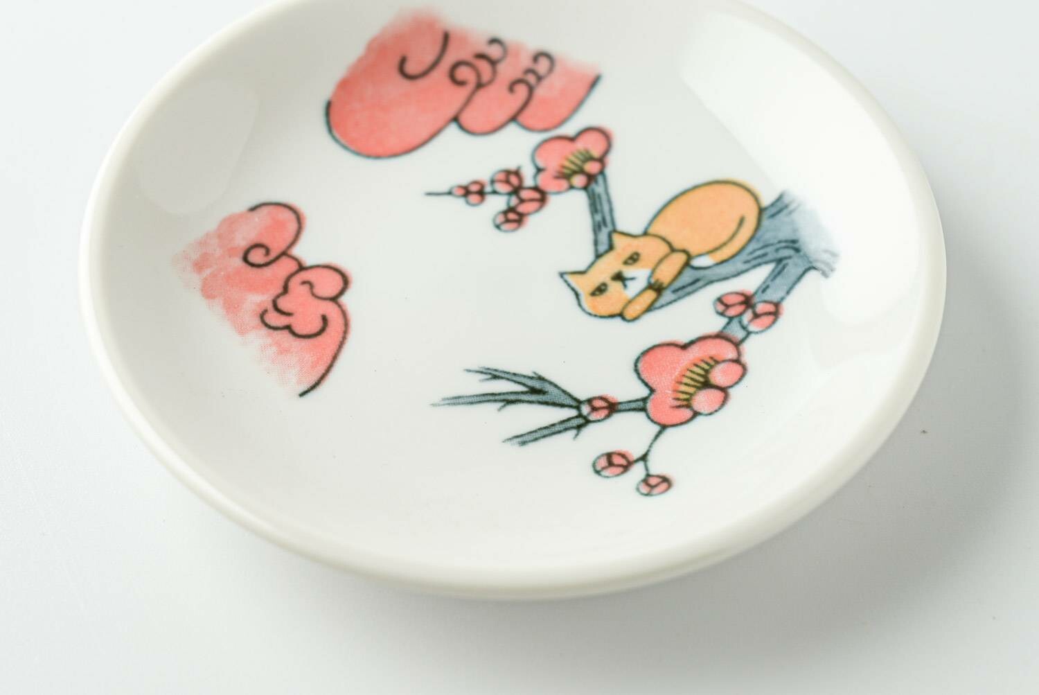Minoyaki Hanafuda Petite Plate Set