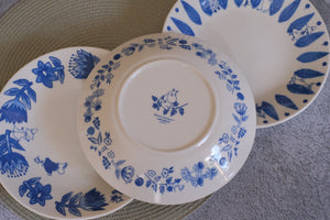 Moomin Indigo Forest Floral Arabesque Pasta Plate Set