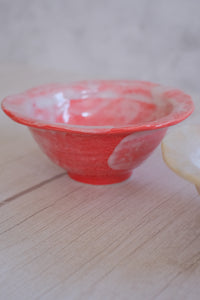 Sakura Rinka Shino Brush Pair Bowls