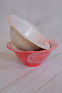 Sakura Rinka Shino Brush Pair Bowls