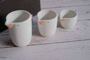 Tori Trio Hasamiyaki Mini Tea/ Sake/ Shot Glass Set