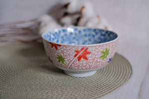 Set of 5 Arabesque Nishiki Koimari Large Donburi Bowl Set