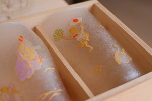 Premium Nippon Lucky Animals Craft Beer Glass Tasting Set - Thumbnail 3