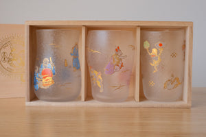Premium Nippon Lucky Animals Craft Beer Glass Tasting Set - Thumbnail 2