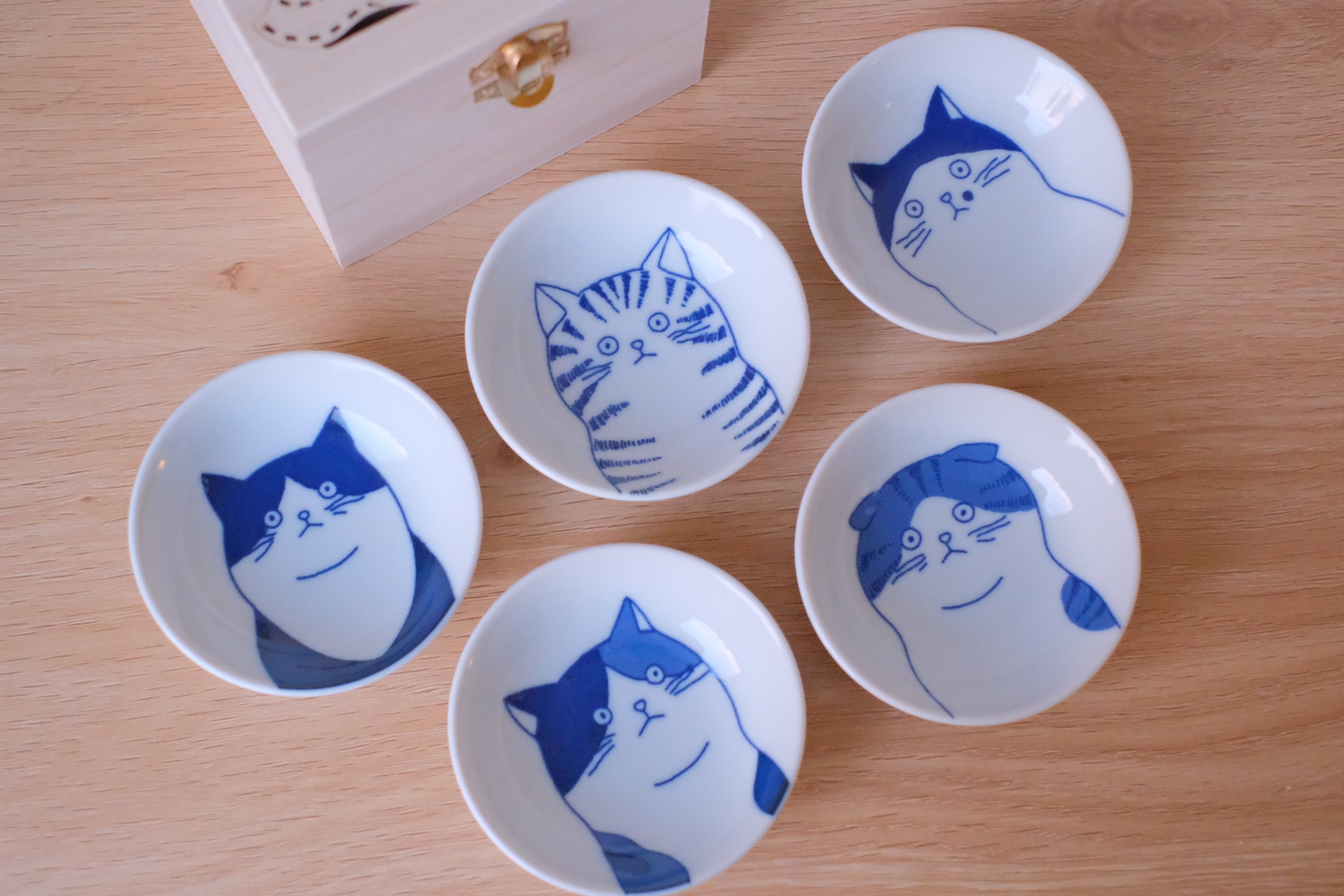 Minoyaki Shichita Cat Mamezara Petite Plate Set – Object of Living