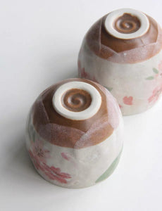 Brushstroke Sakura Blossom Teacup/ Latte Bowls