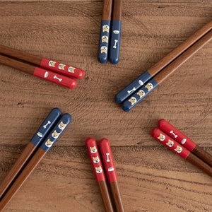 Tenmaru Natural Wood Shibaken Chopsticks His & Hers Set