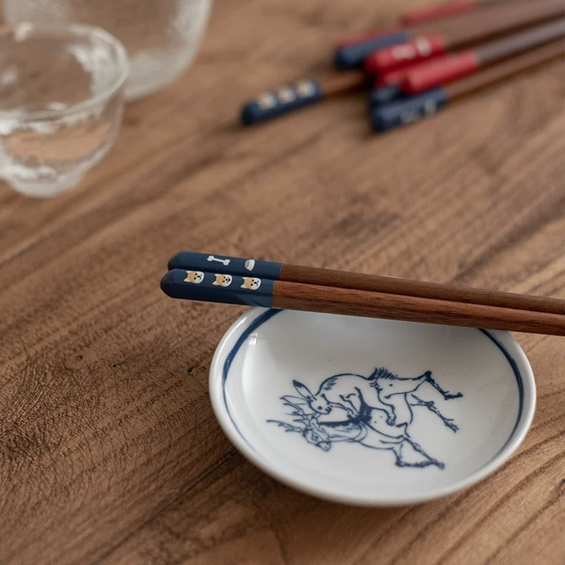 Tenmaru Natural Wood Shibaken Chopsticks His & Hers Set