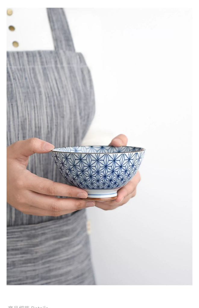 Geometric Rice Bowl Aritayaki 5 Piece Kiyohide Geometric Don Bowls – Object of Living
