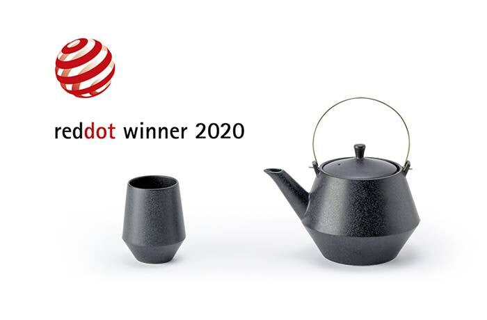 Jinzangama Yamatsu Frustum Tea Pot & Tea Cup Set - Red Dot Design Award Winner