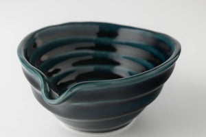Sustainable Eco-ware Asumi Whirlpool Kataguchi Bowl with Sprout
