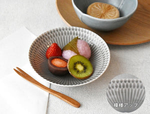 Tableware East - Sazanami Ripple Pastel Shinogi 5 Piece Appetizer Plates
