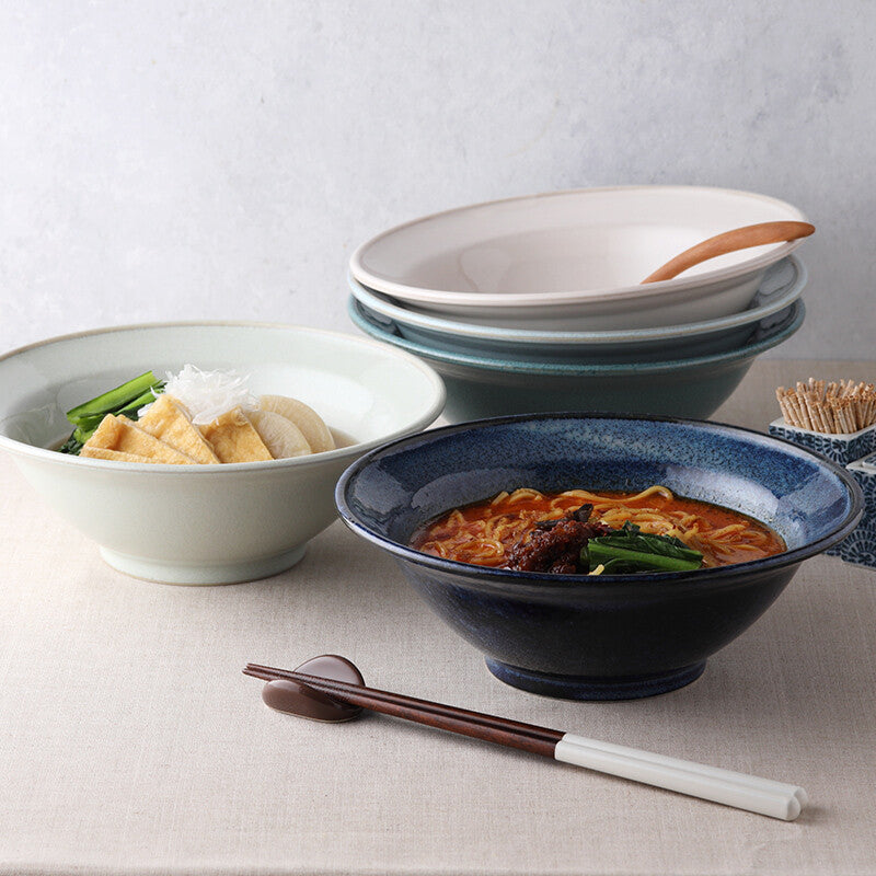 Tableware East - Kato 5 Piece Rimmed Large Ramen Bowl Set