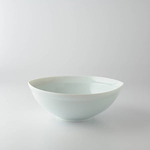 Miyama Tasuhana Haren Serving Bowl - 葉れん (Celadon/Navy)