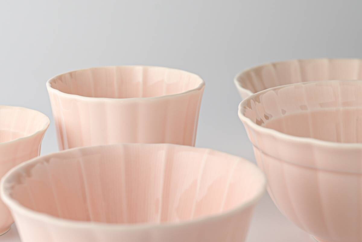 Miyama Suzune Minoyaki Tableware Bowls & Plates - Peach [Limited]