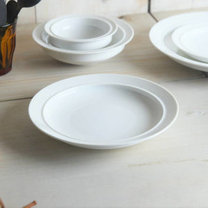 Oda Pottery Minoyaki Winter White Latte Tableware Series