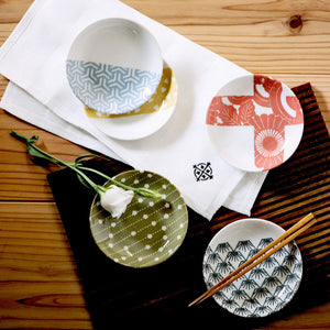 Ise Katagami x Mino Ware Collaboration Plates Box Set