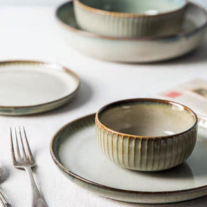 Vintage Jade Ceramic Tableware Series