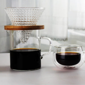 Pour Over Coffee Maker - Dripper & Server Set