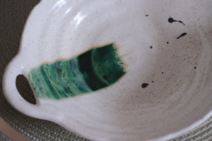 Inakamichi Handmade Serving Dish with Handle