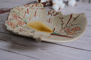 Wabi Sabi Artisan Autumnscape Chigiri Serving Platter