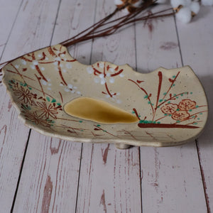 Wabi Sabi Artisan Autumnscape Chigiri Serving Platter