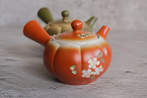 Tokoname Works Fusensaku Pumpkin Clay Teapot