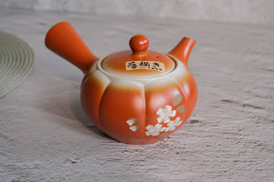 Tokoname Works Fusensaku Pumpkin Clay Teapot