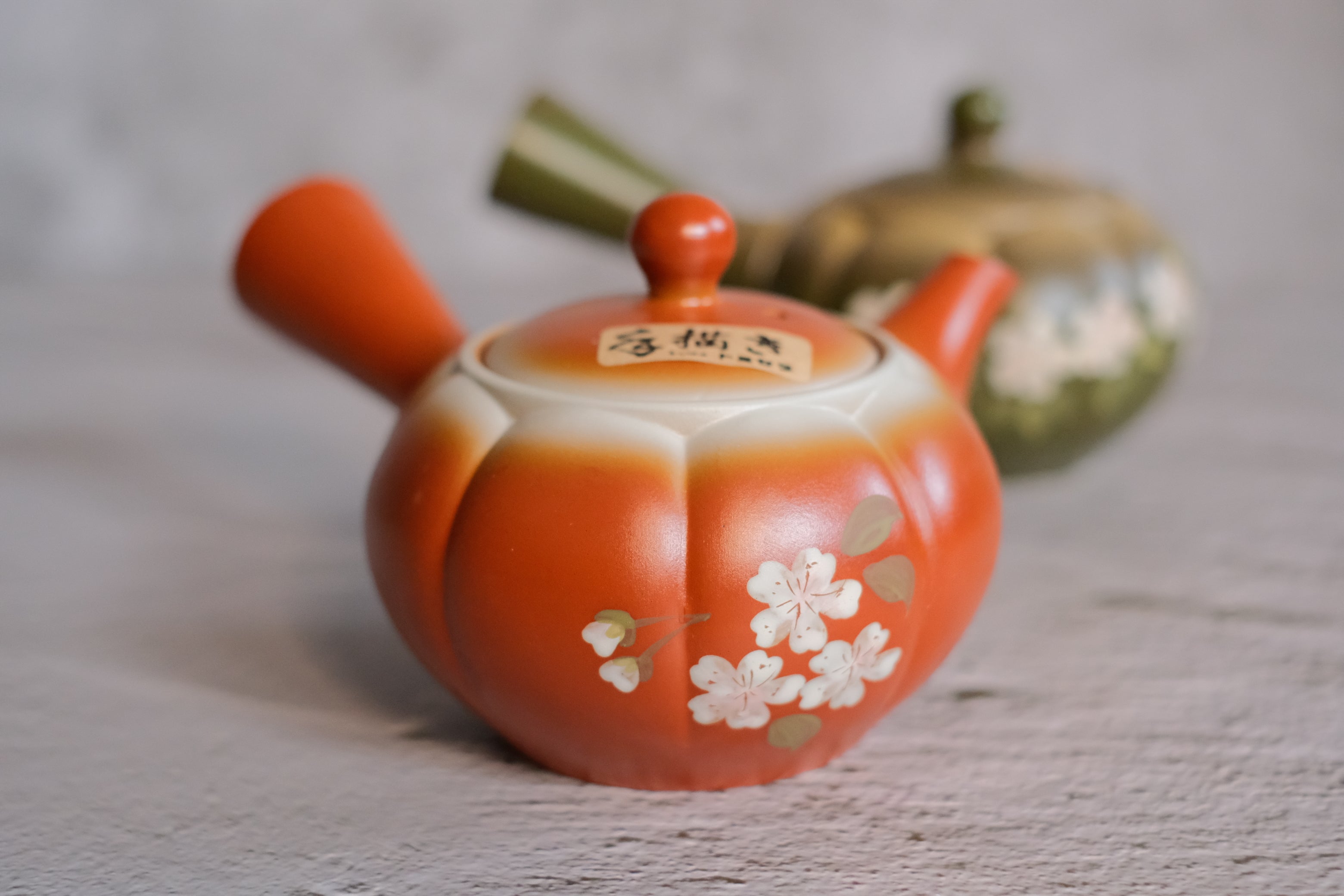 Tokoname Works Fusensaku Pumpkin Clay Teapot