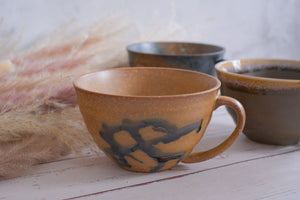 Caramel Craft Grace Latte Bowls/ Soup Cup Trio Set