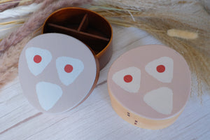 Onigiri Petite Triangle Natural Wood Japanese Bento Box