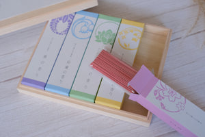 Spring Florals Natural Japanese Incense Sticks Gift Set