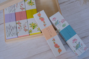 Natural Essential Oils/ Flora Essence Aroma Japanese Incense Sticks Gift Set