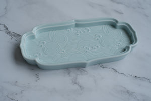Artistry Applique Porcelain Serveware Tray/ Plate