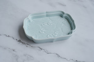 Artistry Applique Porcelain Serveware Tray/ Plate