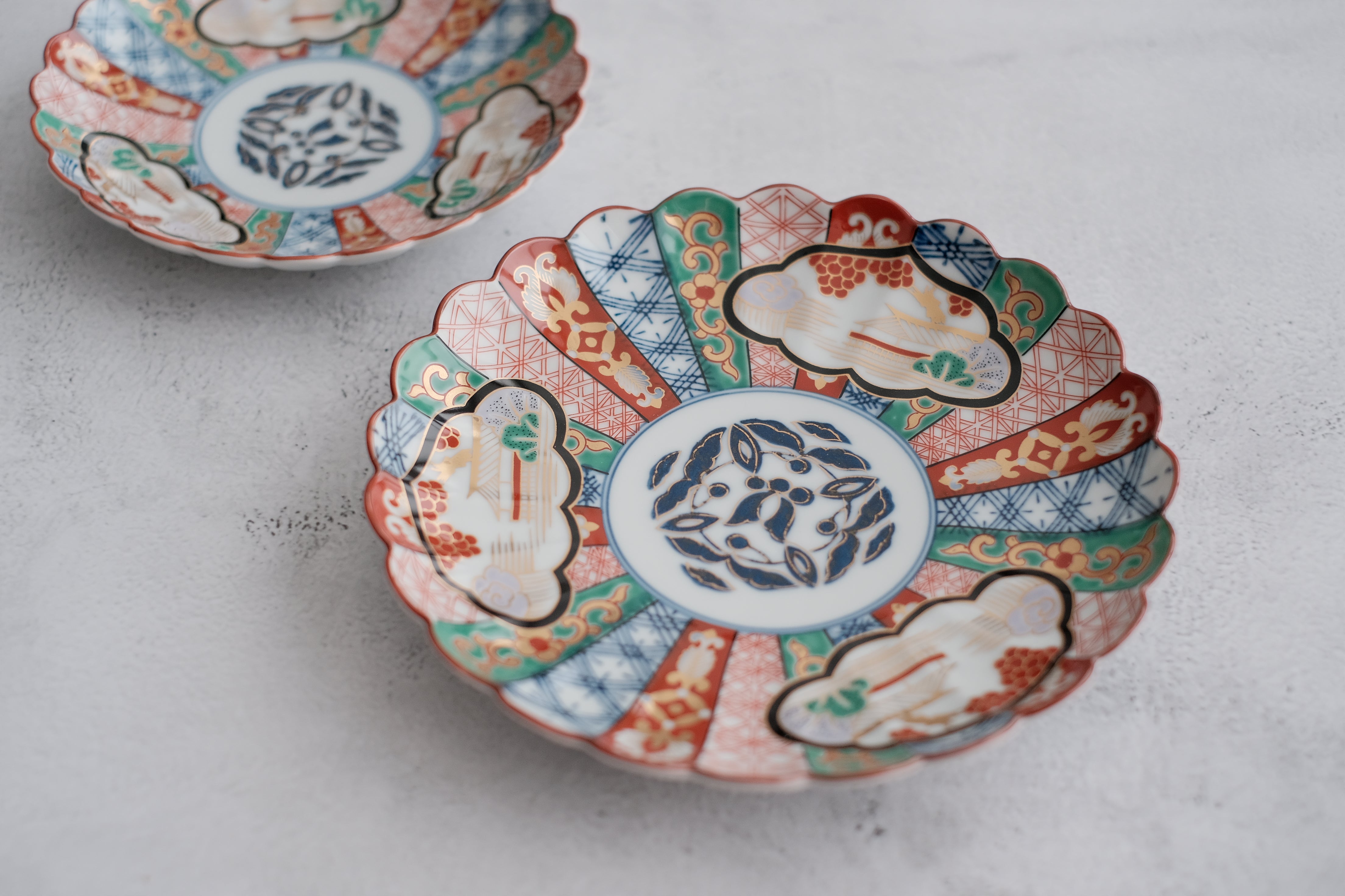 Rinkurou Kiln Hasami Porcelain Jimon Serving Plate