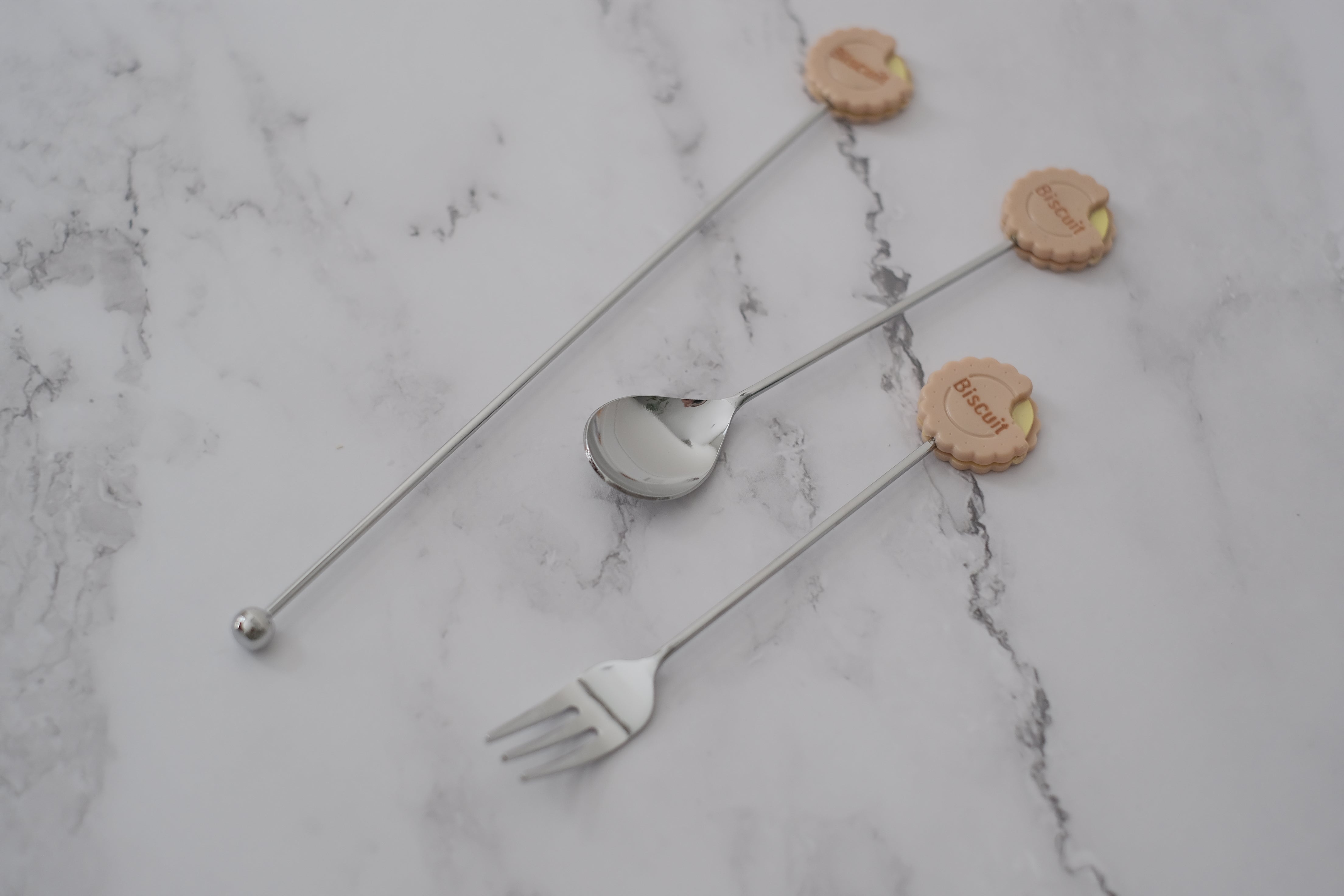 Biscuit Dessert Time Cutlery by Takahata Kinzoku