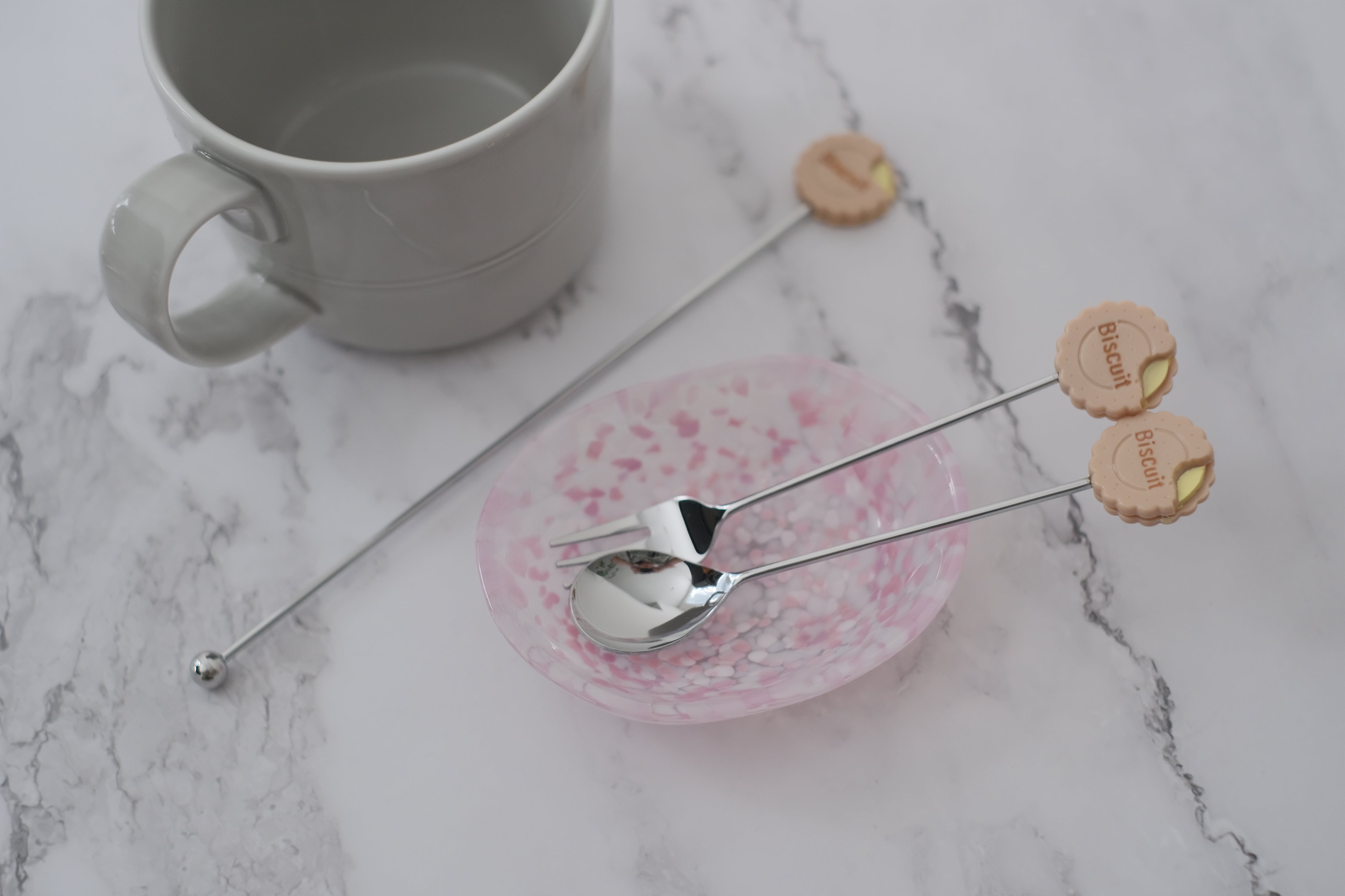 Biscuit Dessert Time Cutlery by Takahata Kinzoku