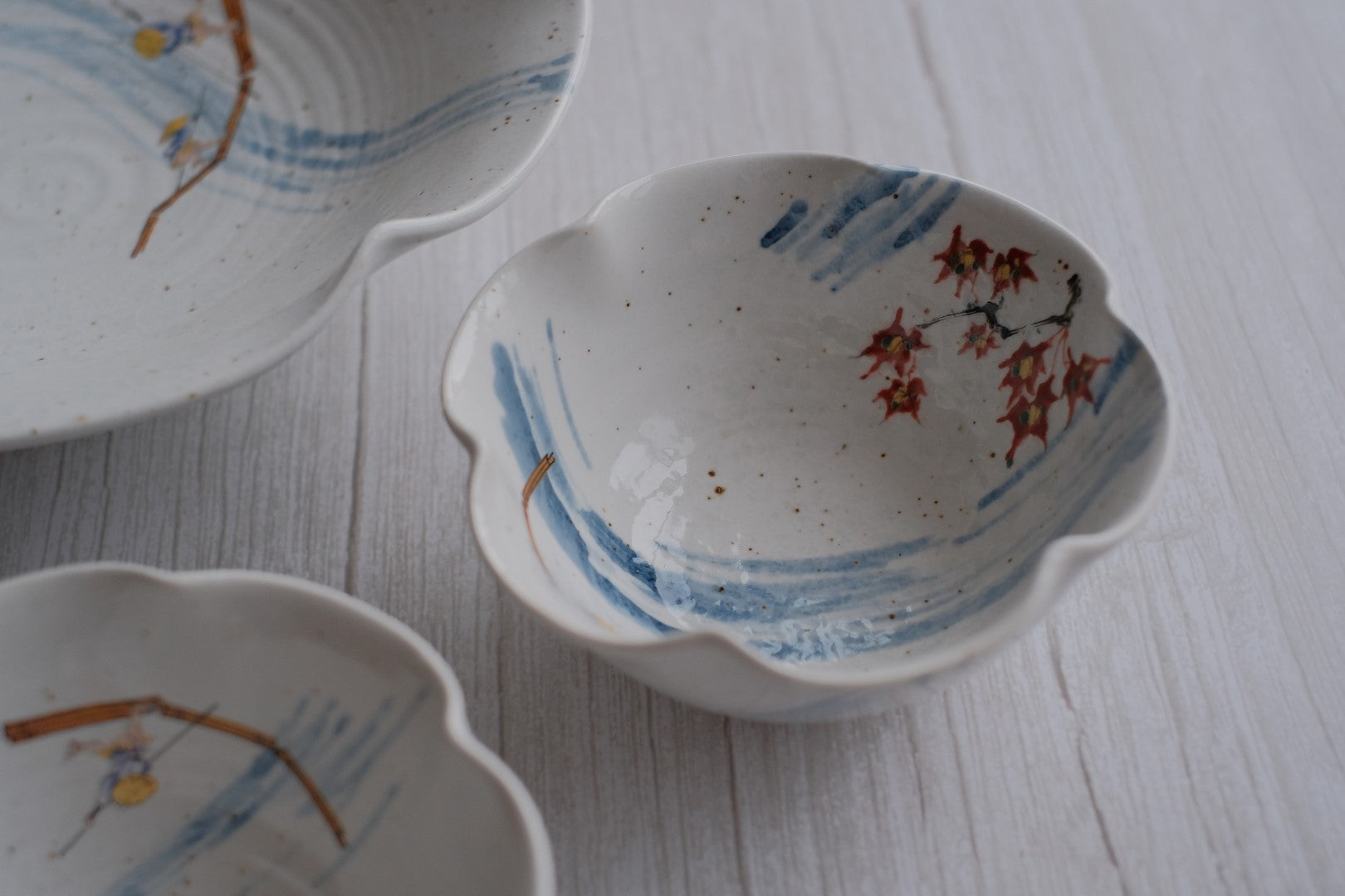 Kohiki Arashiyama Autumnscape Serving Bowl