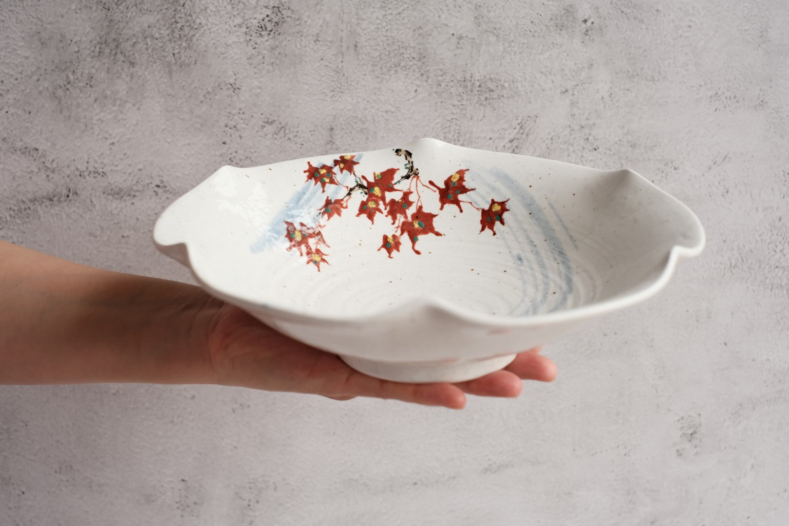 Kohiki Arashiyama Autumnscape Serving Bowl