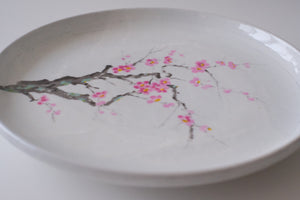 Plum Tree Shinoyaki Serving Plate/ Tray