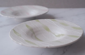 Imariyaki Pastel Raster Pearl Serving Plate