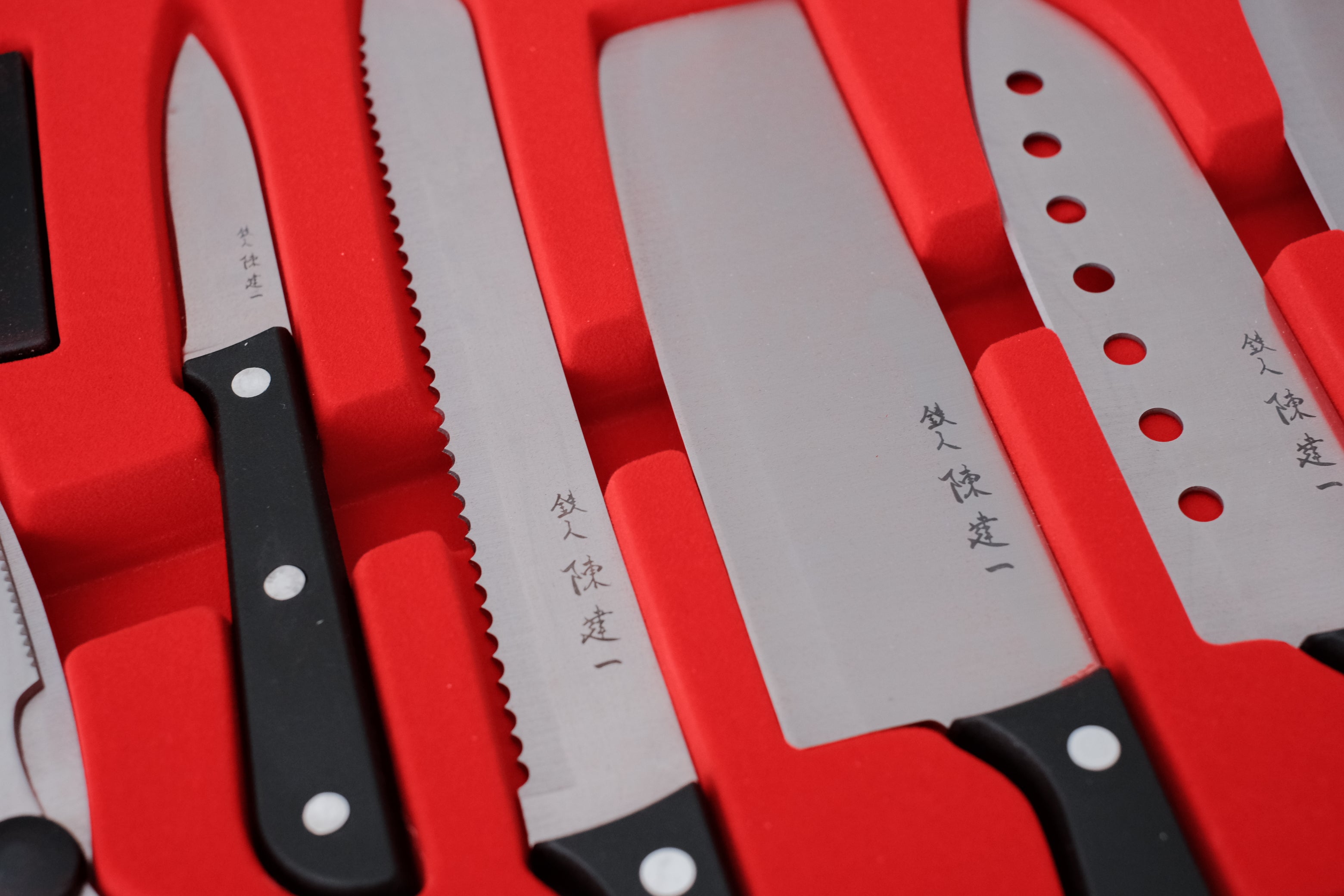 Kenichi x Tamahashi 7 Piece Cuisine Knife Set with Knife Sharpener
