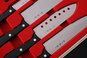 Kenichi x Tamahashi 7 Piece Cuisine Knife Set with Knife Sharpener
