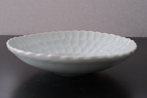 Dahlia Ice Crackle Minoyaki Serving Bowls