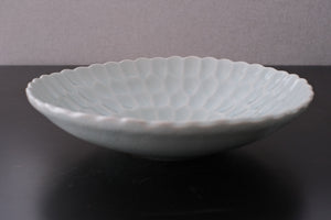 Dahlia Ice Crackle Minoyaki Serving Bowls