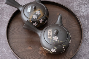 Tokoname Works Fuji Sakura Dark Clay Teapot
